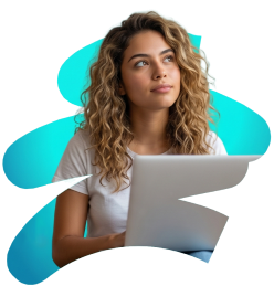Camila, estudiante de diseño gráfico